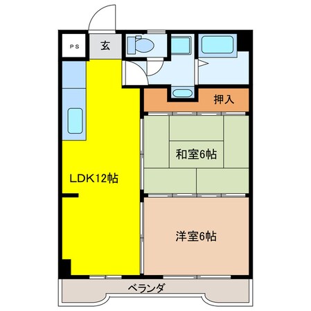 城前レジデンスの物件間取画像